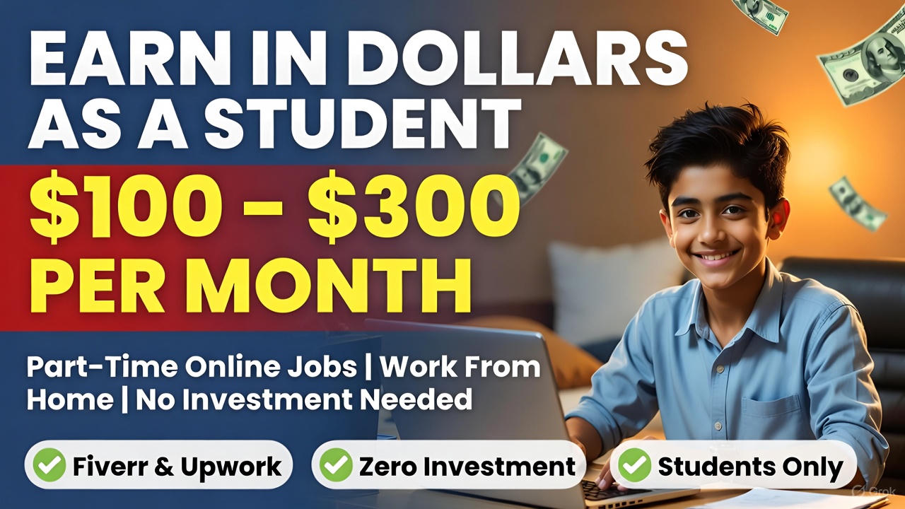 Part-Time Online Jobs for Students in Pakistan