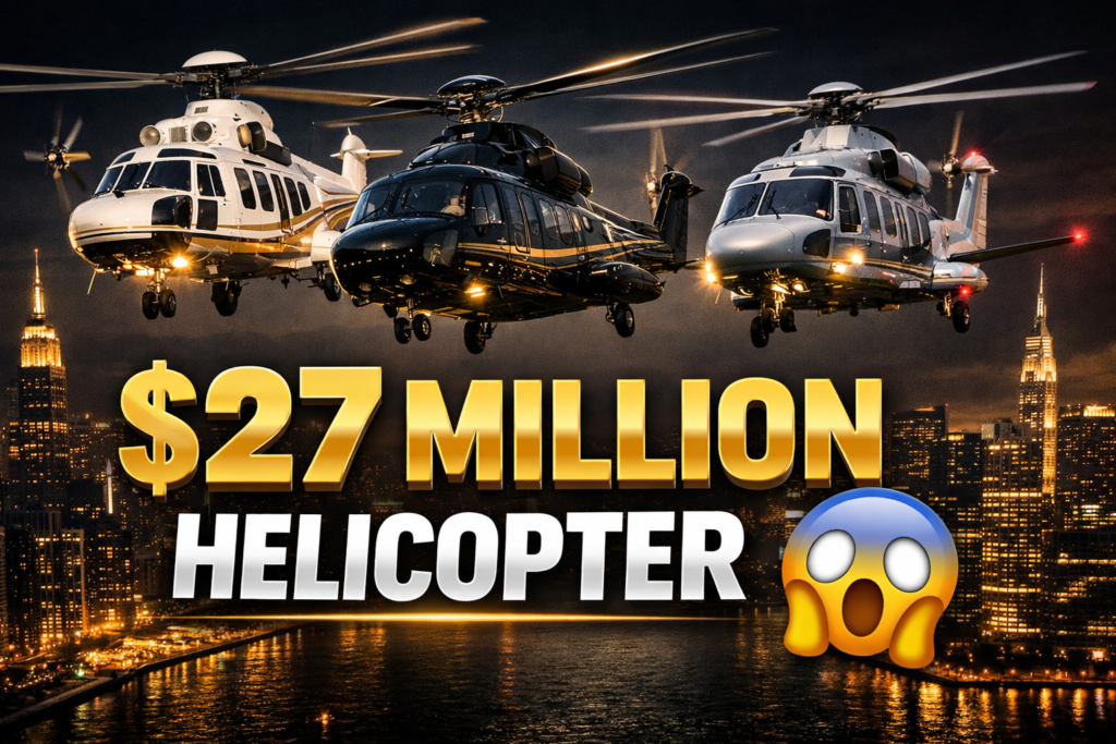 Most expensive private helicopter in the world – luxury VIP helicopter worth $27 million